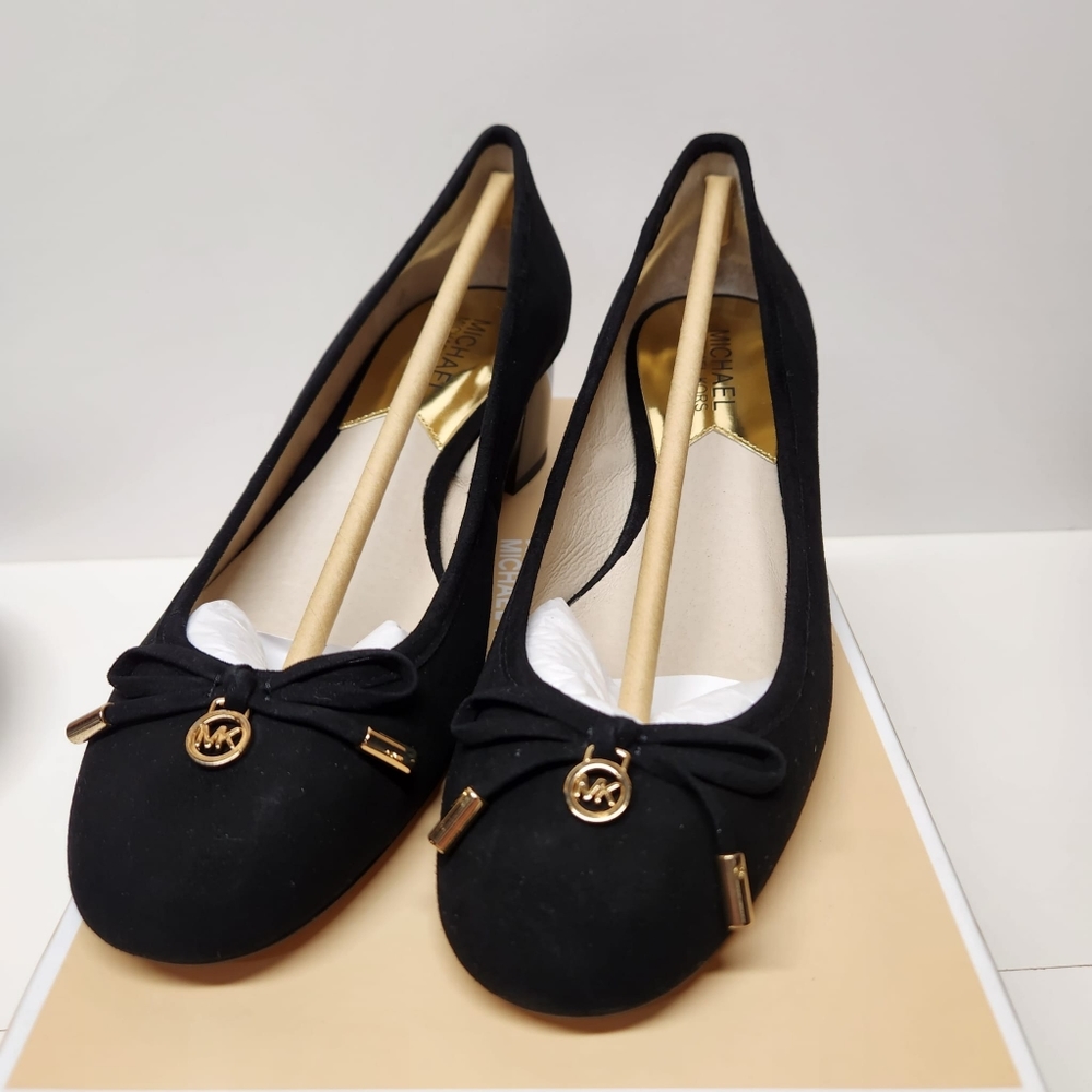 Michael kors melody mid pump black Suede